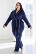 Женский брючный комплект К1424 Синий, 3XL - изображение 1
