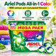 Капсули для прання Ariel Pods All-in-1 Color 100 шт для кольорових речей, концентрований засіб для автоматичного прання - зображення 1