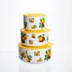 Контейнеры для еды фарфоровые Lemon 9,5/13/15 см Yiwu TS-3P-1 - изображение 3