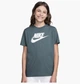 Футболка дитяча Nike Futura Green XL зріст 164 см Зелений FZ5178-382 - зображення 1