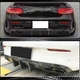 Дифузор заднього бампера V1 (для купе/кабріолет C63 AMG 2015-2019, Карбон) для Mercedes C-class W205 рр - зображення 4
