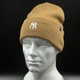 Зимняя бежевая шапка 47 brand New York Yankees B-BRNCK17ACE-QLA - изображение 1