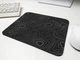 Килимок для миші WorkPlaceShop Black Waves 200x240x3 мм (WPS-MP-10551-200x240) - зображення 3