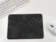 Килимок для миші WorkPlaceShop Black Waves 210x300x3 мм (WPS-MP-10551-210x300) - зображення 2