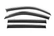 Ветровики с хромированным молдингом Niken Luxury (4 шт) для Toyota Land Cruiser 200 2007-2021 гг - изображение 2
