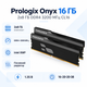 Оперативная память Prologix Onyx 16 ГБ 2x8 ГБ DDR4 3200 МГц CL16 Black (PRO16GB3200YB4K) - изображение 1