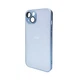 Чохол для смартфона AG Glass Matt Frame Color Logo for iPhone 12 Sierra Blue - зображення 1