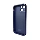 Чохол для смартфона AG Glass Matt Frame Color Logo for iPhone 12 Navy Blue - изображение 2
