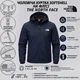 Чоловіча куртка вітрівка Softshell на флісі M синя 5503493s2 - зображення 3