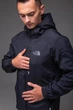 Чоловіча куртка вітрівка Softshell на флісі M синя 5503493s2 - зображення 8