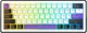 Клавіатура HATOR Hellyberry HK60 Mechanical Linear Wireless/BT White/Violet - изображение 1