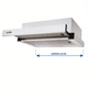 Витяжка VENTOLUX GARDA 50 WH (500) LED - зображення 1