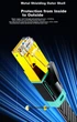 Патч-корд SAMZHE BX8100H Cat 8 10 Гбит/с медь плаский 10 м Черный - изображение 9