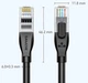 Патч-корд SAMZHE HCT100 Cat 6 мідь 1 Гбіт/с 10 м Чорний - зображення 17