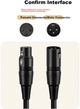 Аудиокабель ZHENWEI ZW-YPX536 Jack 6.35 мм — 2 x XLR (мама), 3 м - изображение 4