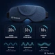 Набір для нічного та ранкового відновлення розумна маска для сну SleepMask та кріотермічний девайс TheraFace Depuffing Wand , білий ( TF0004132-3A20-SM0004081 ) - изображение 11