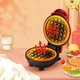 Вафельниця міні для бельгійських вафель Mini Waffle Maker - изображение 3
