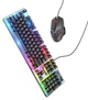 Комплект Hoco GM18 Luminous Gaming Keyboard and Mouse Set RU Black - зображення 3