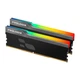 Модуль памяти для компьютера ddr4 16gb (2x8GB) 3600 MHz Onyx Black rgb Prologix (pro16gb3600ybr4k) - изображение 2
