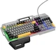 Дротова клавіатура Hoco GM702 Vistoso Gaming USB Type-A Wired Keyboard Cyrillic Gray/Black - изображение 1