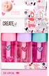 Zestaw olejek do ust Create It! 3 szt. 84577 (8719668017641) - obraz 1