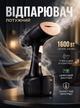 Отпариватель одежды ручной вертикальный 1600W для всех видов тканей курток, пиджаков, пальто, тканей, синтетики, занавесок, тюлей, штор, текстиля, Черный - изображение 1