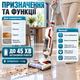 Бездротовий мийний пилосос ZEPLINE 180 Вт вертикальний акумуляторний для сухого та вологого прибирання 5,5 кПа з самоочищенням роликовою щіткою баками 700/500 мл до 45 хв - зображення 3