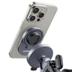 Держатель для телефона Baseus PrimeTrip Series Stick-on Type Держатель для велосипеда на руль с магнитным креплением Черный - изображение 5