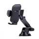 Автотримач для телефону Baseus UltraControl Go Suction Type Car Mount Автомобільний тримач на торпеду/скло з механічним затискачем та регулюванням положення Чорний - зображення 1