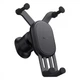 Автодержатель для телефона Baseus Stable Gravitational Air Outlet Car Mount Автомобильный держатель на дефлектор с механическим зажимом и вращением на 360° Черный - изображение 3