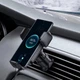 Беспроводное автомобильное зарядное устройство Держатель Baseus Wisdom Auto Alignment Car Mount Wireless Charger с технологией Qi 15W Черный - изображение 11