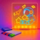 Светодиодная LED доска для рисования, 20x20 см, DIY - изображение 2