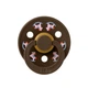 Соска пустышка BIBS Latex круглая Colour Holiday Horse 6-18 мес Mocha - изображение 1