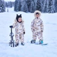 Зимний термокомбинезон Molo Pyxis Fur Husky Cubs, цвет голубой, размер 86 (263.5W26N105.9774) - изображение 2