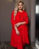Женский костюм-тройка рубашка, блуза и брюки из американского крепа 58/60, Красный (VL_765_22) - изображение 3