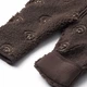 Флисовый комбинезон Molo Umeko Bark Smile, цвет коричневый, размер 62 (263.5W26L302.3515) - изображение 4