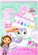 Розмальовка Canenco Gabby's Dollhouse з акварельними фарбами та пензлем GD24355V1 (8719668032477) - зображення 1