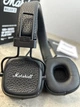 Наушники беспроводные Bluetooth Marshall Major V Black 100 часов работы, быстрая зарядка, сложные, с микрофоном - изображение 2