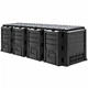 Четырехмодульный компостер 1600л Prosperplast MODULE COMPOGREEN - изображение 1