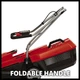 Газонокосилка аккумуляторная Einhell GE-CM 18/32 Li-Solo, бесщеточный двигатель, ширина 32 см, аккумулятор 18 В 5.2 Ач, с зарядным устройством(TS_1F8A32B211A5) - изображение 4