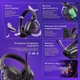 Беспроводная игровая гарнитура Proove Gaming Rage (APP) black/purple (WHRG00020001) - изображение 5