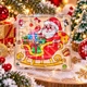 Різдвяний презент іграшка-лабіринт, підійде дітям та дорослим для жарту. Висота 5,5 см. Ширина 5,5 см. - зображення 1