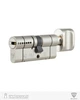 Циліндр RB KEYLOCX 70 мм (35x35T) · ключ-вертушка · нікель сатин (SPVR0457) - изображение 1