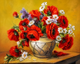 Алмазная мозаика ColorArt Букет маков 40х50см SP057 - изображение 1