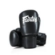 Боксерские перчатки Fairtex искусственная кожа 16 унций черные - изображение 8