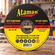 Диск отрезной по металлу 125×1.6×22 Ataman - изображение 1