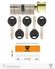 Циліндр RB KEYLOCX 62 мм (31x31T) · ключ-вертушка · нікель сатин · 5 ключі (SPVR0111) - изображение 7