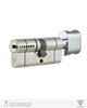 Циліндр RB KEYLOCX 100 мм (50x50T) · ключ-вертушка · нікель сатин · 5 ключі (SPVR0248) - изображение 1