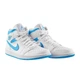 Кроссовки женские Jordan 1 Mid White 40 Комбинированный BQ6472-114 - изображение 6