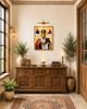 Алмазная мозаика ColorArt 40x50 Святой Николай SP124, полная выкладка, квадратные алмазики, набор для творчества и рукоделия - изображение 3